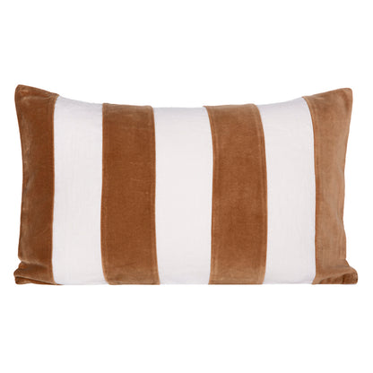 Funda Cojín Lino Velvet Perth Tabac 40x60 cm