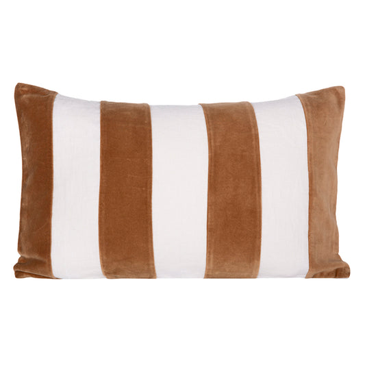 Funda Cojín Lino Velvet Perth Tabac 40x60 cm