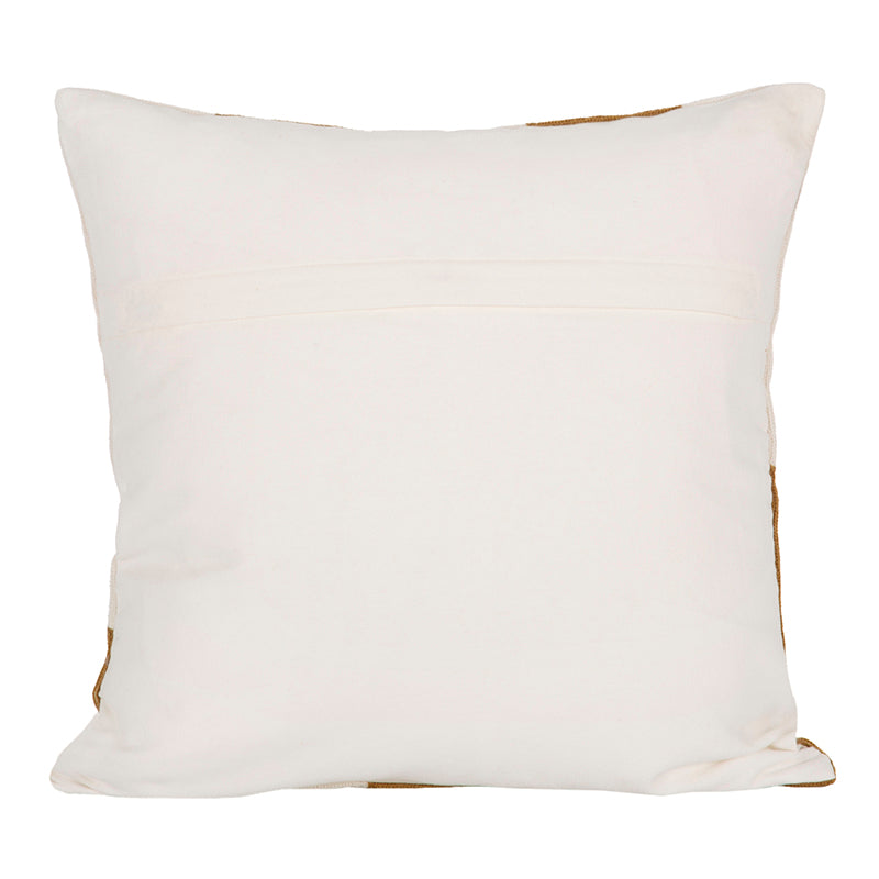 Funda Cojín Algodón Bordado Sidney Gold 45x45 cm