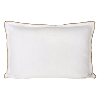 Funda Cojín Lino Seoni Blanc 50x70 cm