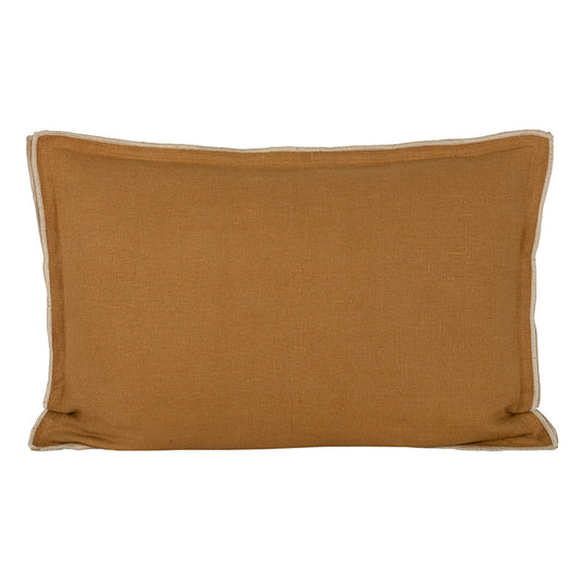 Funda Cojín Lino Seoni Tabac 40x60 cm