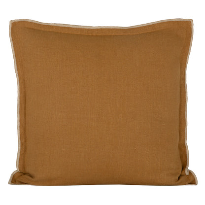 Funda Cojín Lino Seoni Tabac 45x45 cm
