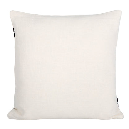 Funda Cojín Lino Bordado Skagen Blanc 45x45 cm