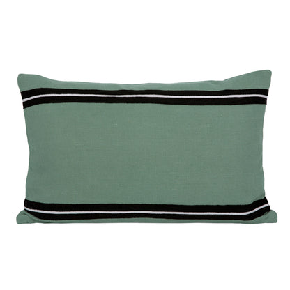 Funda Cojín Lino Bordado Skagen Celadon 40x60 cm
