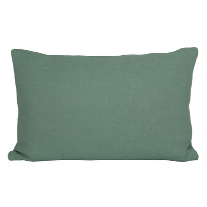 Funda Cojín Lino Bordado Skagen Celadon 40x60 cm