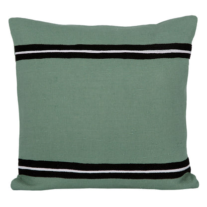 Funda Cojín Lino Bordado Skagen Celadon 45x45 cm