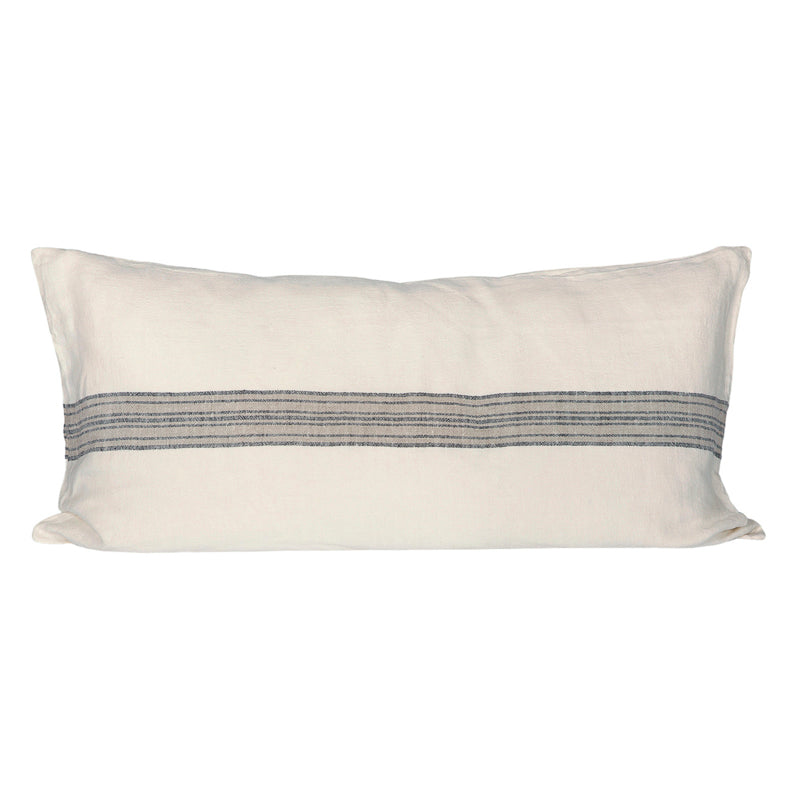 Funda Cojín Orleans Marfil/Natural/Negro 55x110 cm