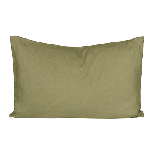 Funda Almohada Lino Olive