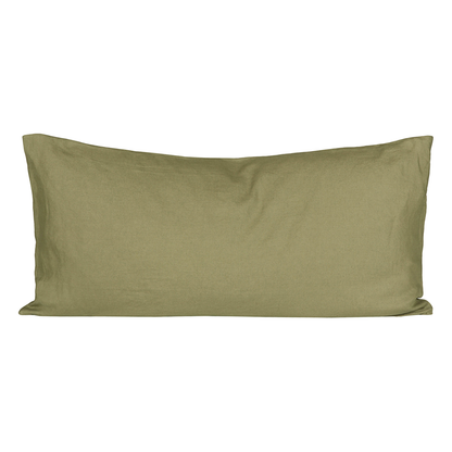 Funda Cojín Lino Olive 55x110 cm