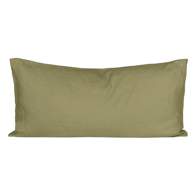 Funda Cojín Lino Olive 55x110 cm