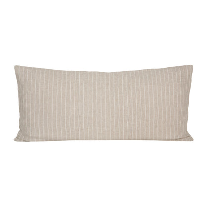 Funda Cojín Lino Angers Marfil Natural 55x110 cm