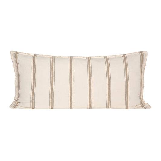 Funda Cojín Niza Marfil Natural 55x110 cm