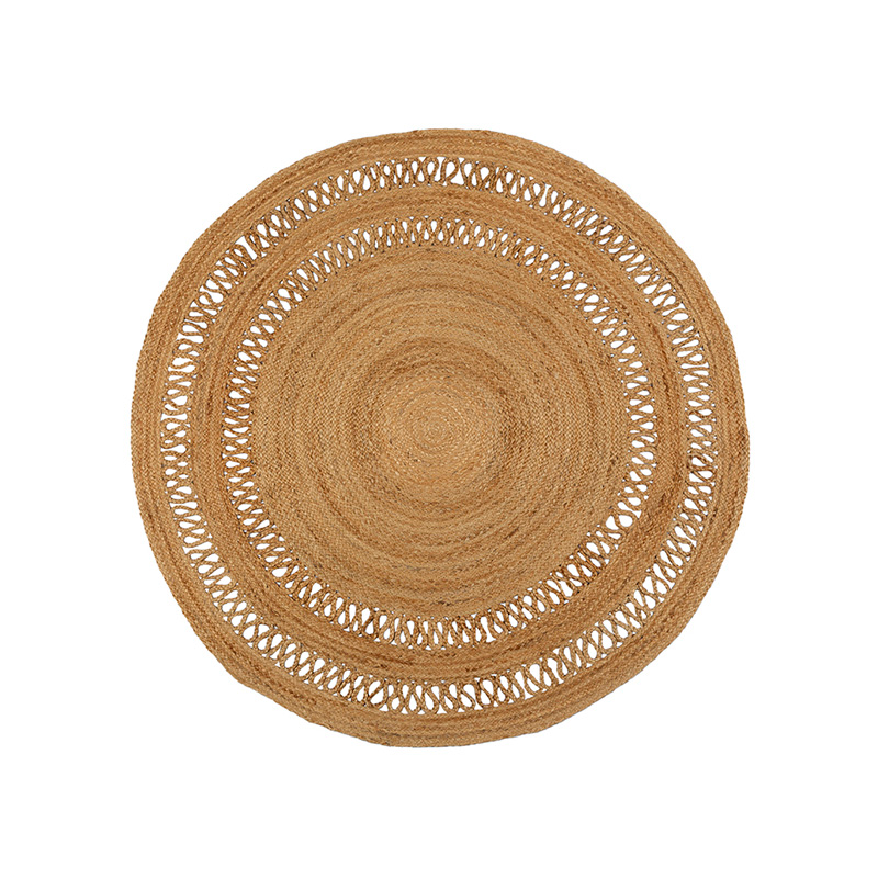 Alfombra Georgia Natural Redonda 1,2m