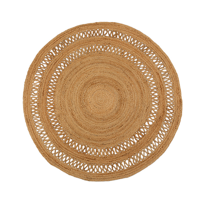 Alfombra Georgia Natural Redonda 1,5m