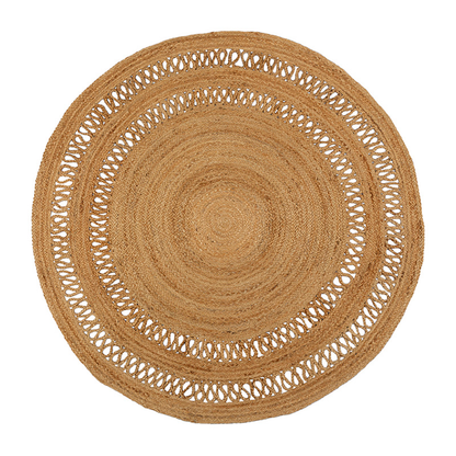 Alfombra Georgia Natural Redonda 1,8m