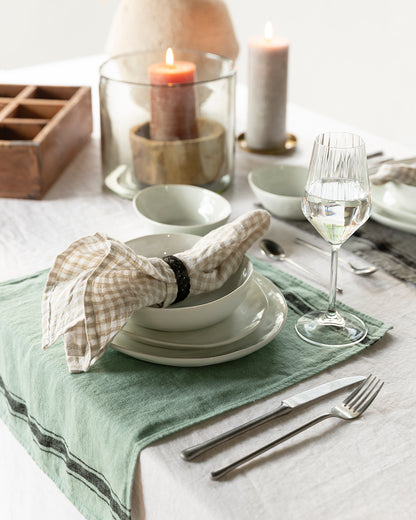 Loza Porcelino Blanco Ovalado Set de 6 Platos de Pan 16 cm