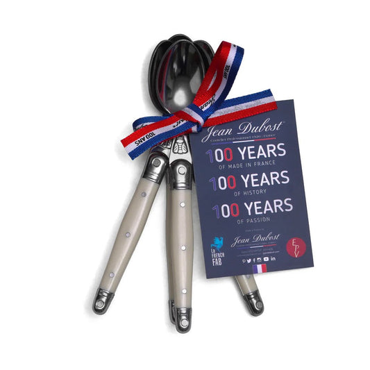Laguiole Set 4 Cucharas Moka Jean Dubost Ivory