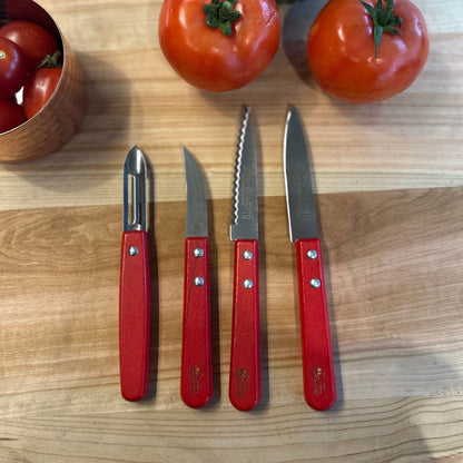 Cuchillo Curvo 12 mm Rojo Laguiole Jean Dubost