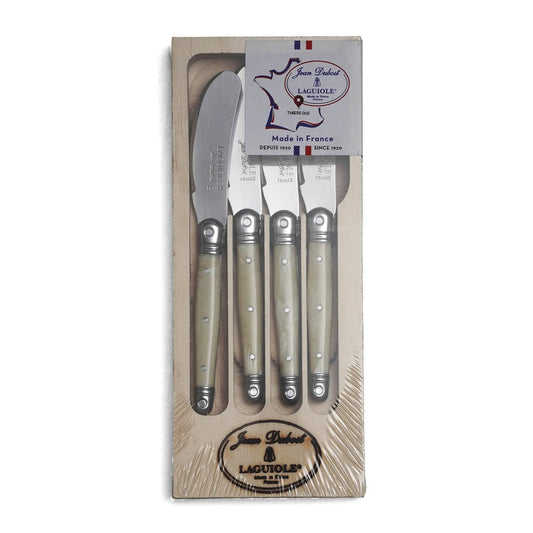 Set 4 Cuchillos Mantequilla Marmol Laguiole