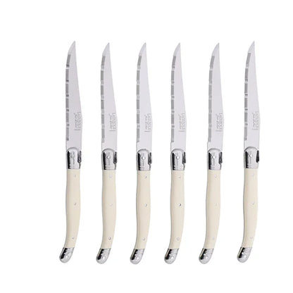 Laguiole Bloque 6 Cuchillos Ivory Jean Dubost