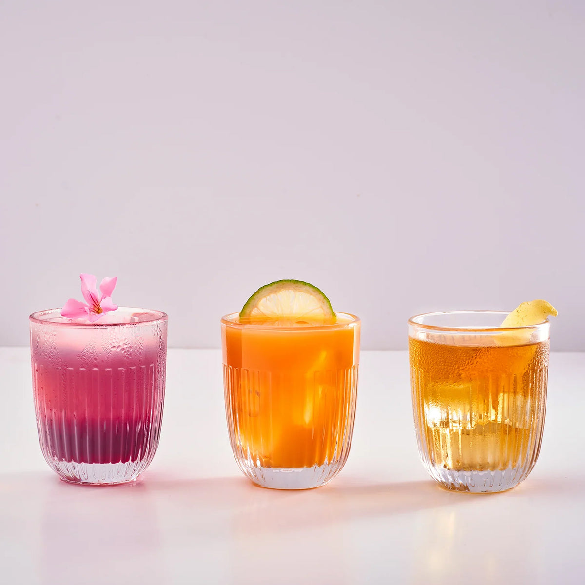 SET 6 VASOS BAJOS  OUESSANT ROSADO