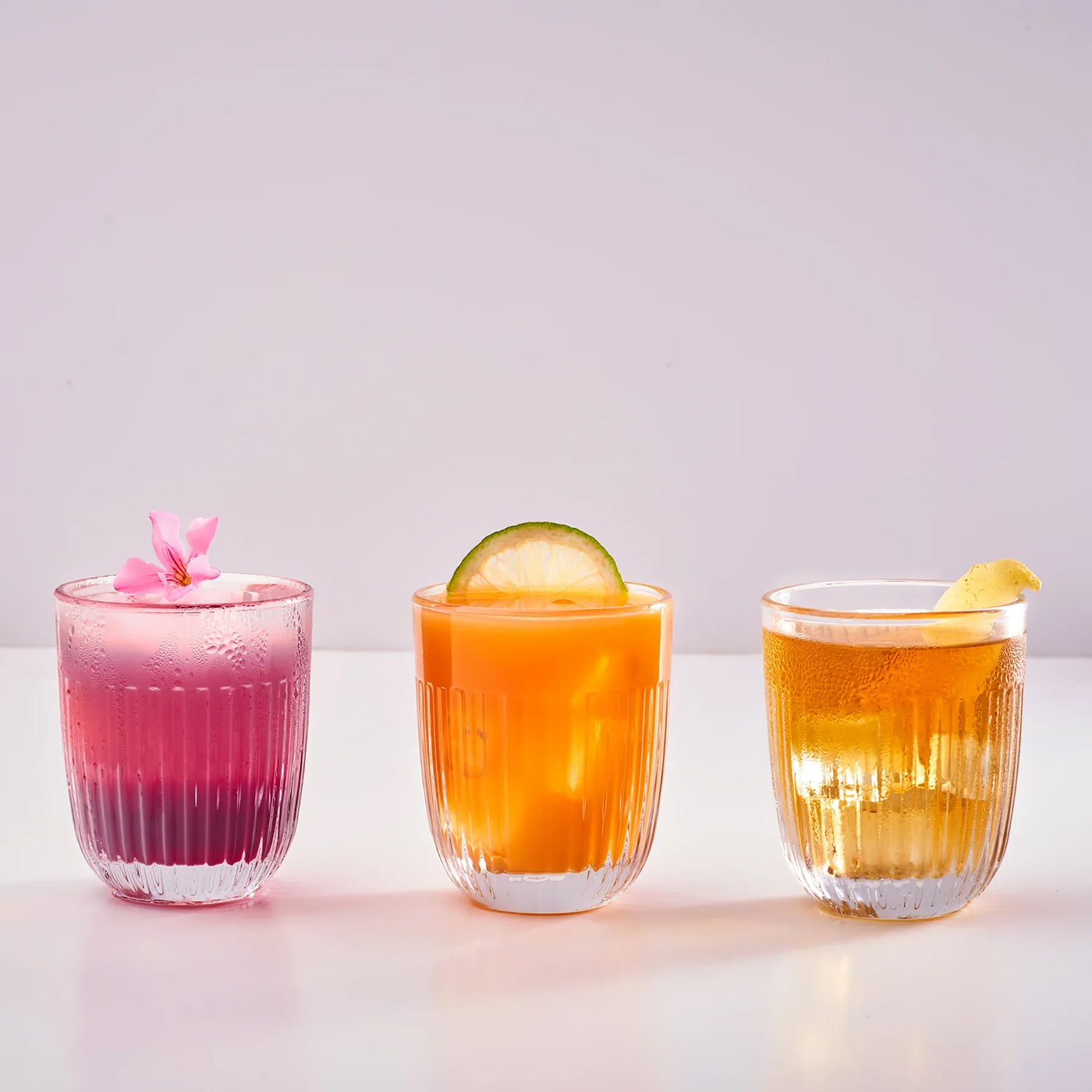 SET 6 VASOS BAJOS  OUESSANT ROSADO