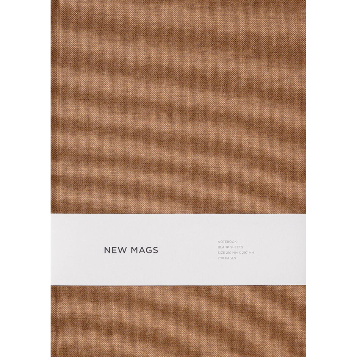 Notebook Brown A4 - Hardcover/Blank