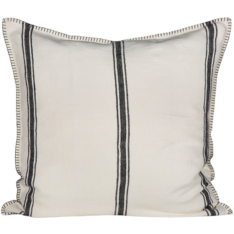 Funda Cojin Niza Marfil/Negro 45x45 cm