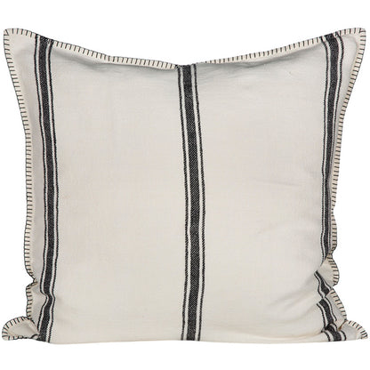 Funda Cojin Niza Marfil/Negro 45x45 cm