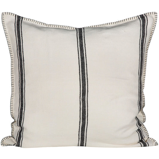 Funda Cojin Niza Marfil/Negro 45x45 cm