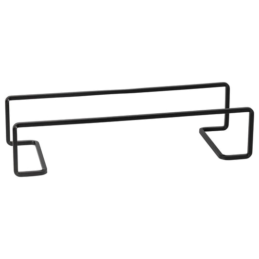 Pedestal Bajo Rectangular Negro 36x13 cm H8 cm