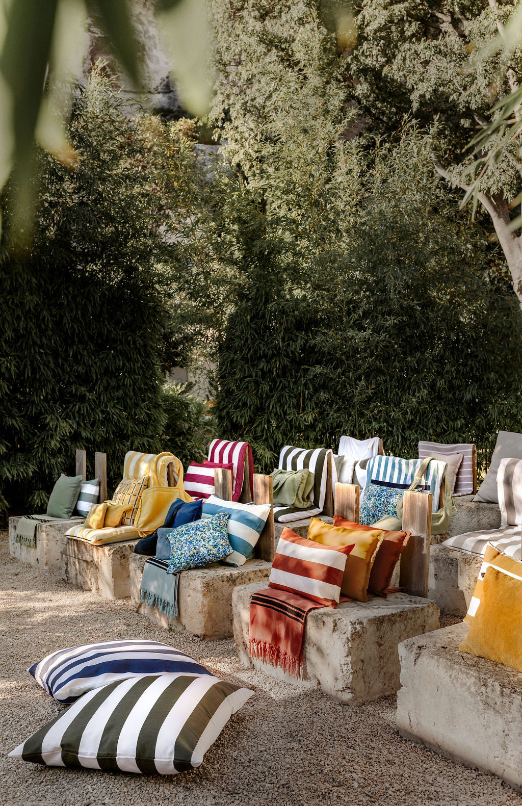 Funda Cojín Outdoor Riviera Framboise 40x60 cm