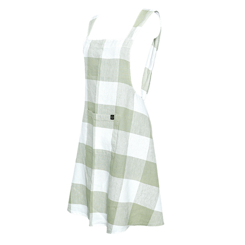 Delantal Lino Kyoto Palma II Amande