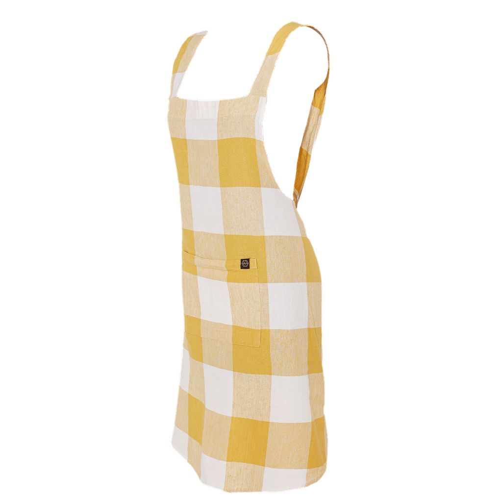 Delantal Lino Kyoto Palma II Paille