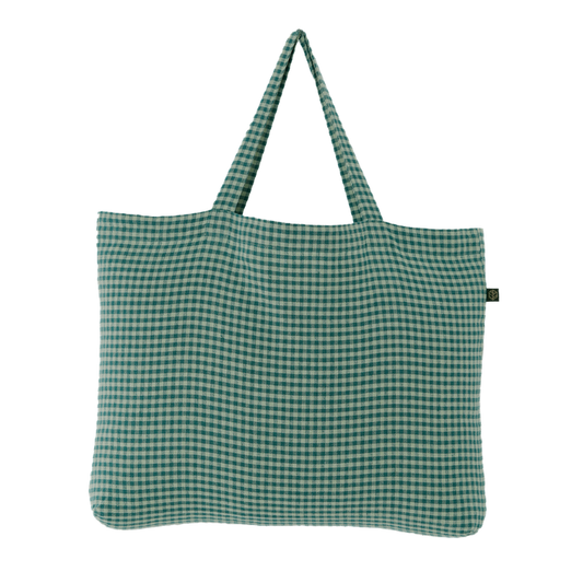 Bolso lino Piana II Bleu de Prusse