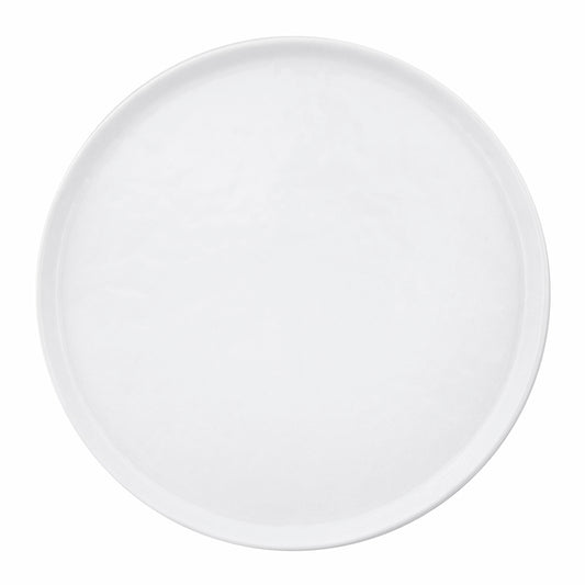 Loza Porcelino Blanco Set de 2 Platos Base 31 cm