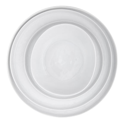 Loza Porcelino Blanco Set de 4 Bowl de Sopa 21 cm