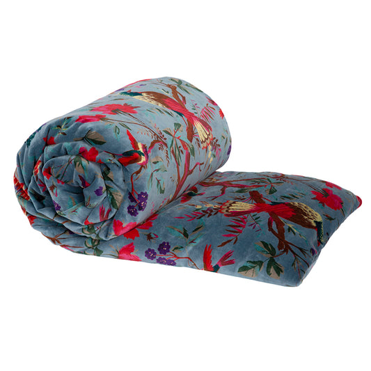 Funda Piecera Velvet Birdy Turquin 85x200 cm