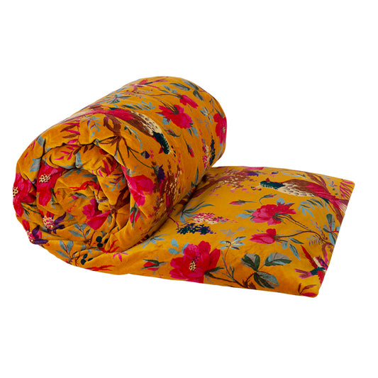 Funda Piecera Velvet Birdy Chamois 85x200 cm