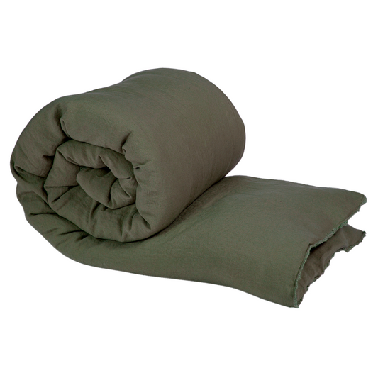 Funda Piecera Lino Limy Kaki 85x200 cm