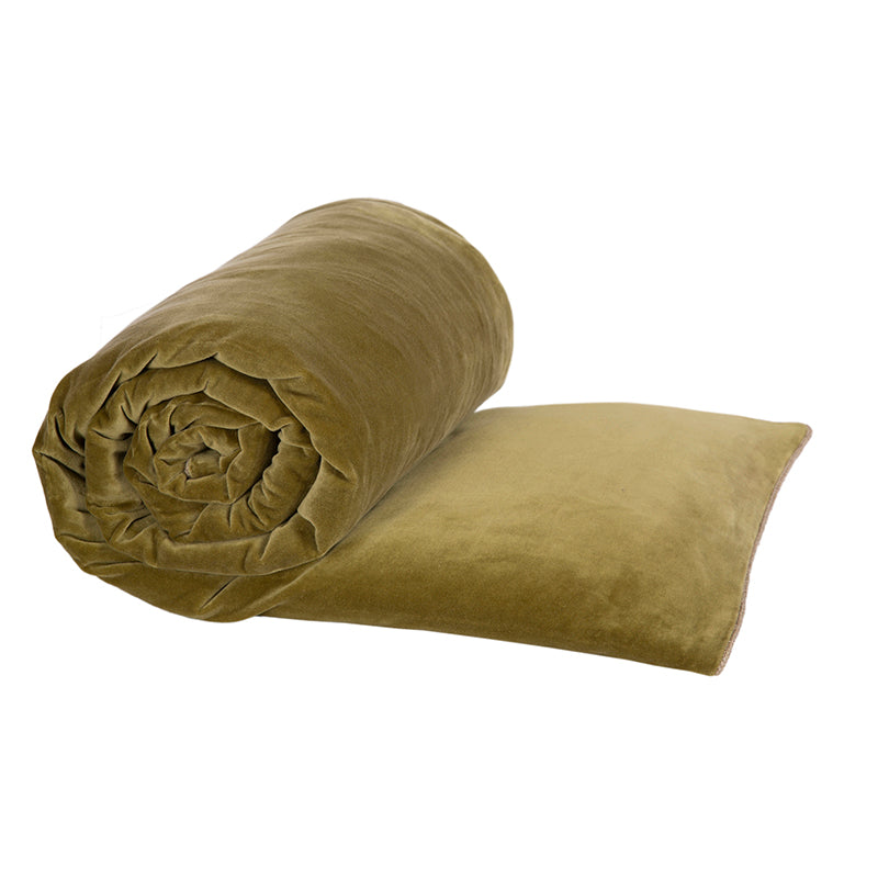 Funda Piecera Velvet New Delhi Olive 85x200 cm