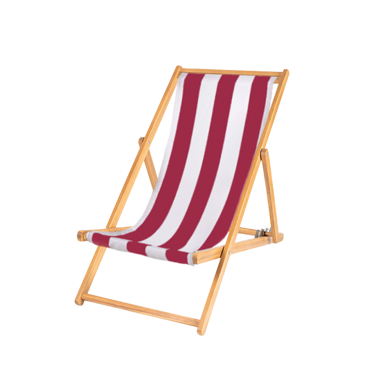 Silla Chilienne Natural con funda Riviera Framboise