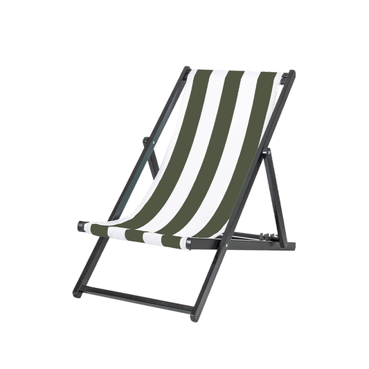 Silla Chilienne Negra con funda Riviera Kaki