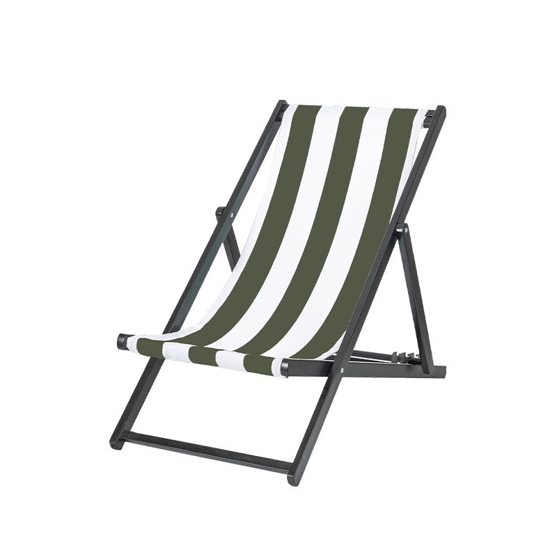 Silla Chilienne Negra con funda Riviera Kaki