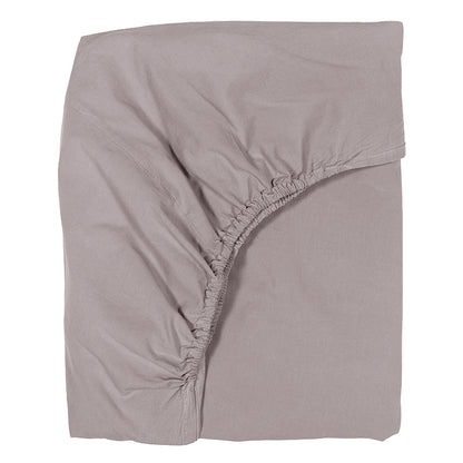 Sábana Bajera Algodón Percal Grey