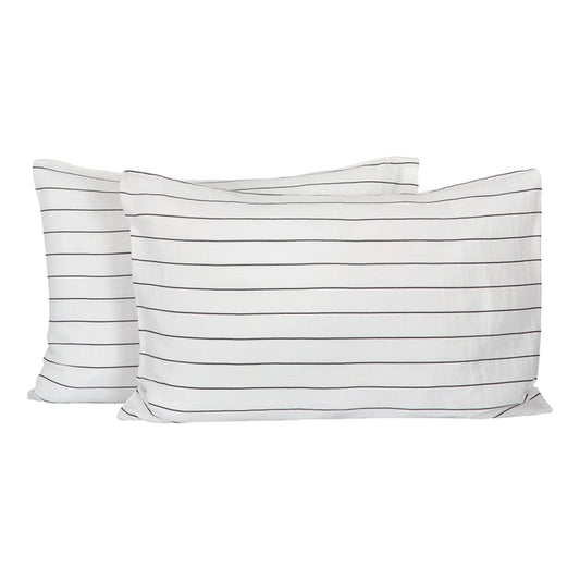 Funda Almohada Harlem Noir 50x70 cm - Set de 2