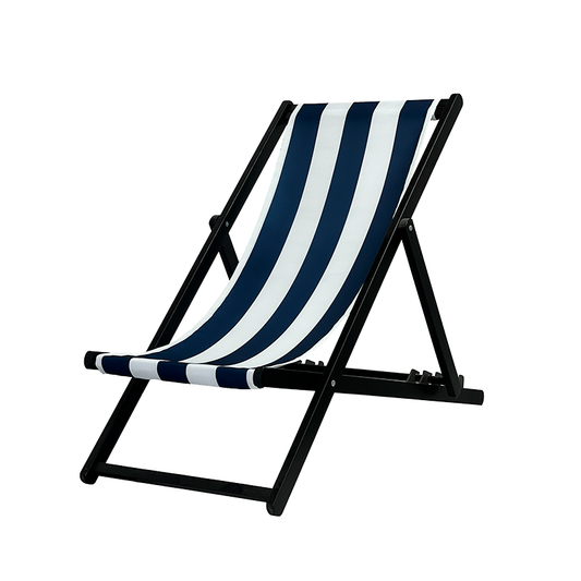Silla Chilienne Negra con funda Riviera Marine
