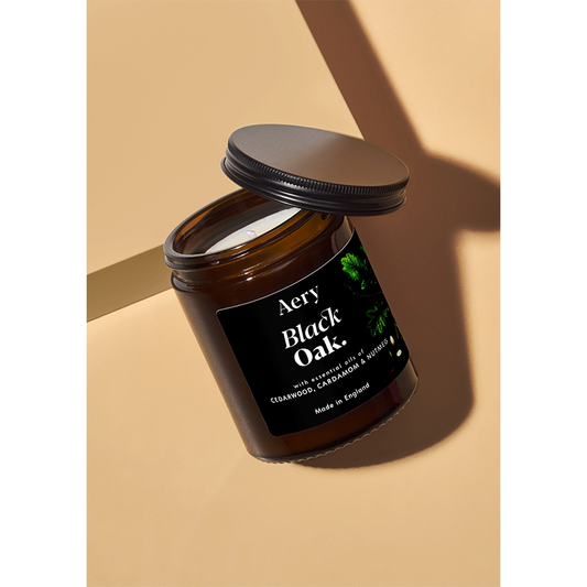 Aery Vela Botanical Vaso Ámbar Black Oak 140 g