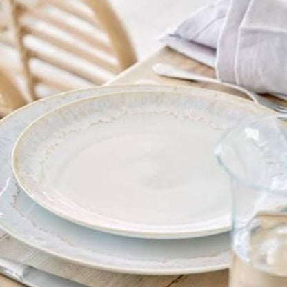 6 Platos Aperitivo Taormina 17 cm Blanco