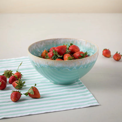 Bowl de Pasta y Ensalada Taormina 24 cm Aqua
